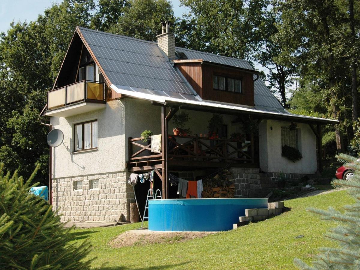 House With The Pool And Fenced Garden Villa Hnanice  Dış mekan fotoğraf