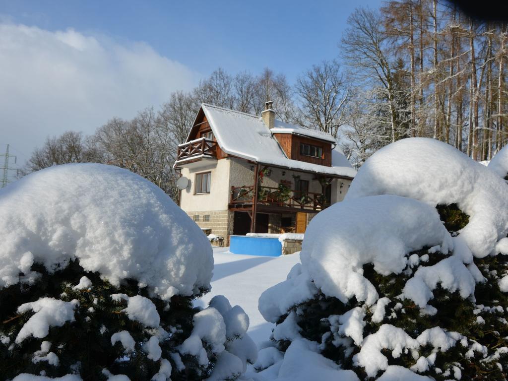 House With The Pool And Fenced Garden Villa Hnanice  Dış mekan fotoğraf